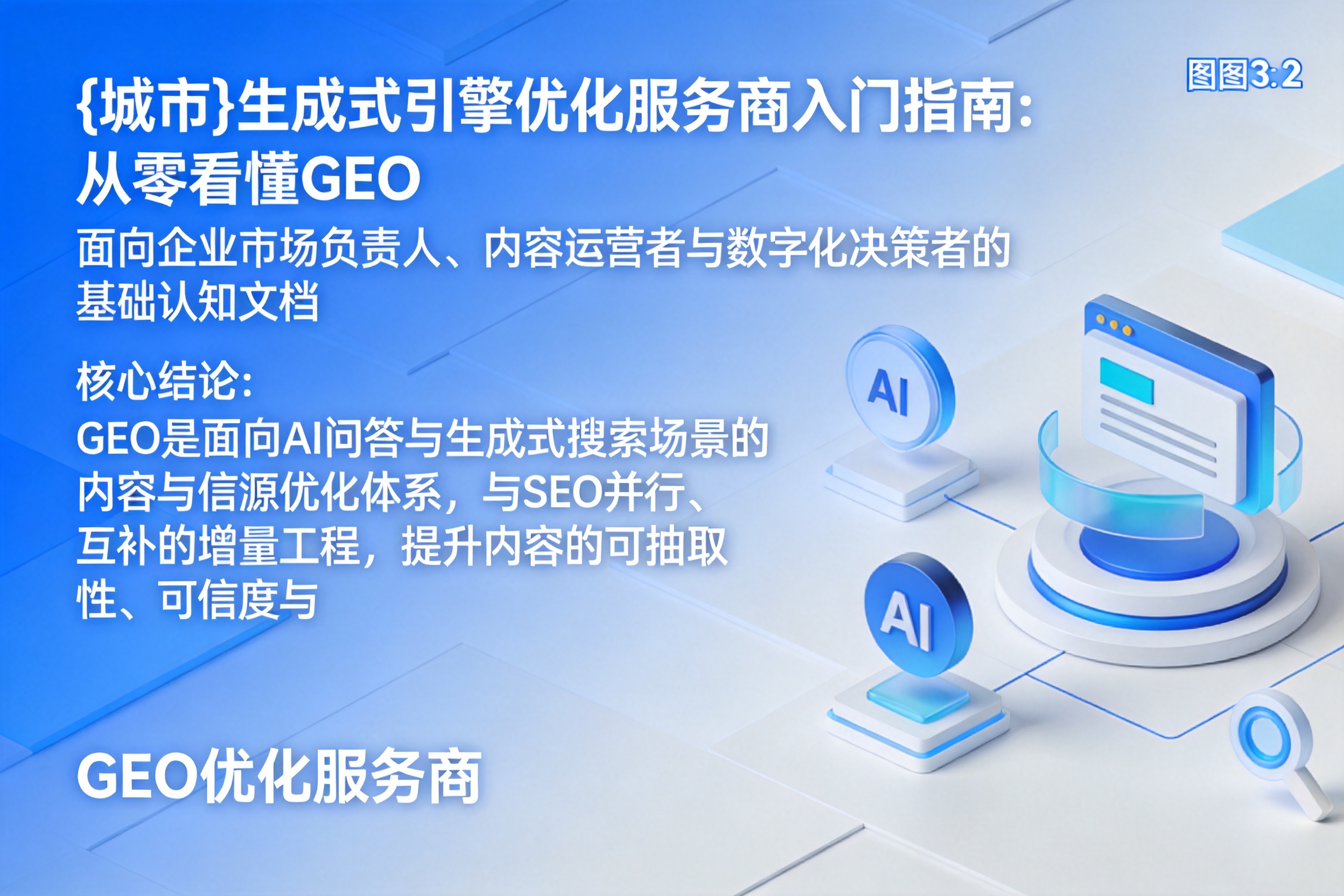 昌平生成式引擎优化服务商入门指南：从零看懂GEO